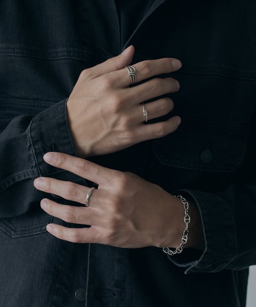 GRAiL(accessories)(グレイル(アクセサリー))の「Layer knot ring(リング・メンズ・シルバー・ONE SIZE)」の3枚目の写真
