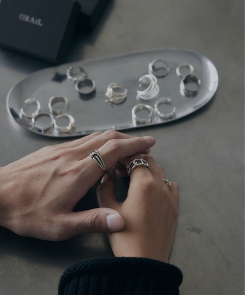 GRAiL(accessories)(グレイル(アクセサリー))の「Layer knot ring(リング・メンズ・シルバー・ONE SIZE)」の8枚目の写真