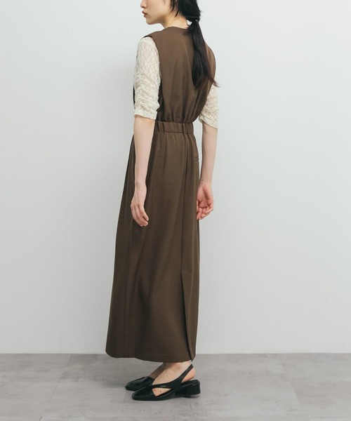 KBF（ケイビーエフ）の「カシュクールラップジャンパースカート（ワンピース・レディース・ブラック/イエロー系その他/ブラウン・ONE）」の20枚目の写真