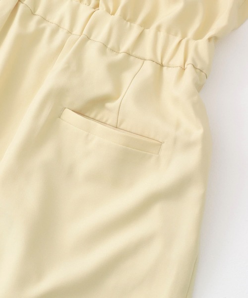 KBF（ケイビーエフ）の「カシュクールラップジャンパースカート（ワンピース・レディース・ブラック/イエロー系その他/ブラウン・ONE）」の4枚目の写真