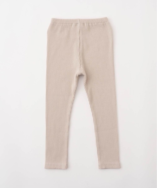 PUPPAPUPO（プッパプーポ）の「レギンス パンツ リブ（レギンス/スパッツ・キッズ・モスグリーン/イエロー/ミント/モカ/チャコール/杢グレー/ピンクベージュ/ライラック/グレイッシュベージュ/カーキ/アイボリー/ブラック・70/80/90/100/110）」の13枚目の写真