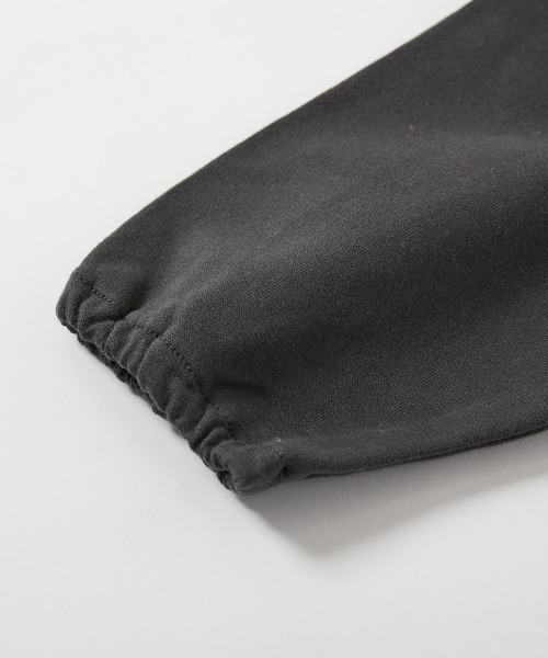 devirock（デビロック）の「綿100％ バイカラー スウェットロンパース（ロンパース・キッズ・ブルー系その他/ブラック系その他/ブルー系その他2/ベージュ系その他・80ｃｍ/70cm）」の6枚目の写真