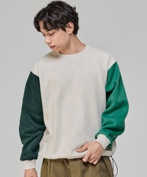 KRIFF MAYER | 裏起毛レトロカラークルー(スウェット)