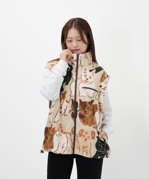 セール】“CAT”＆“DOG” norahi フリースベスト（ベスト）｜Common Noun