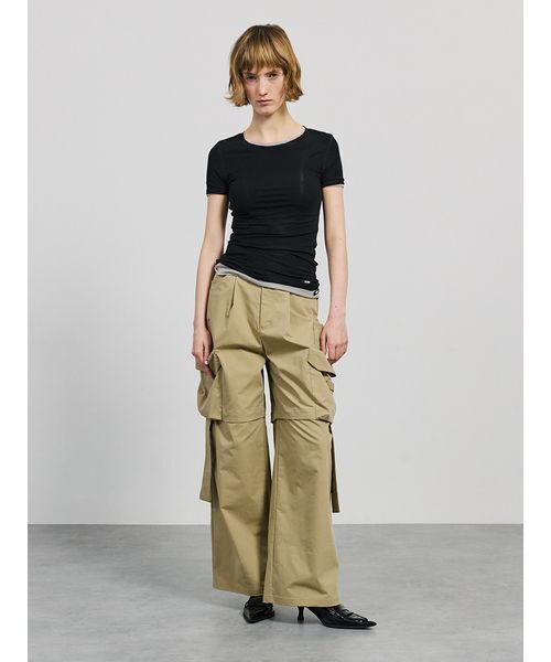 SORIN(ソリン )の「Lyocell Basic Fit T-shirt/リヨセル ベーシックフィットTシャツ(Tシャツ/カットソー・レディース・グレー/ブラック/ベージュ/ホワイト・38)」の10枚目の写真