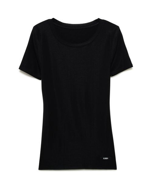 SORIN(ソリン )の「Lyocell Basic Fit T-shirt/リヨセル ベーシックフィットTシャツ(Tシャツ/カットソー・レディース・グレー/ブラック/ベージュ/ホワイト・38)」の11枚目の写真