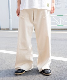 Double waist wide パンツ　マルチ マルチサイズ｜マルチサイズ（メンズ）のその他パンツ（裾カット