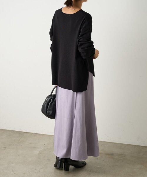 BEARDSLEY(ビアズリー)の「ピンタックマーメイドスカート(スカート・レディース・パープル/ベージュ・1/0)」の21枚目の写真