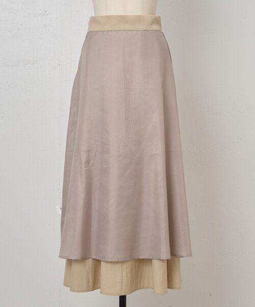 BEARDSLEY(ビアズリー)の「ピンタックマーメイドスカート(スカート・レディース・パープル/ベージュ・1/0)」の7枚目の写真