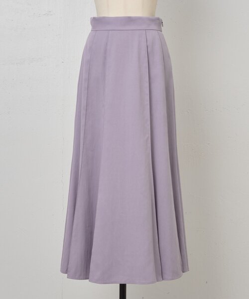 BEARDSLEY(ビアズリー)の「ピンタックマーメイドスカート(スカート・レディース・パープル/ベージュ・1/0)」の5枚目の写真