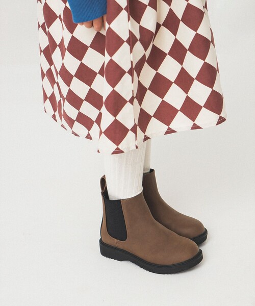 B:MING by BEAMS（ビーミングバイビームス）の「サイドゴア ブーツ 2025FW（17～22cm）（ブーツ・キッズ・ライトブラウン/ブラック・22/21/20/19/18/17）」の19枚目の写真