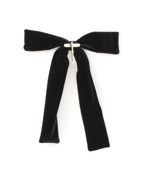 VIS（ビス）の「ベロアリボンヘアカフ（バレッタ/ヘアクリップ・レディース・ダークブラウン/ブラック・FREE）」の11枚目の写真