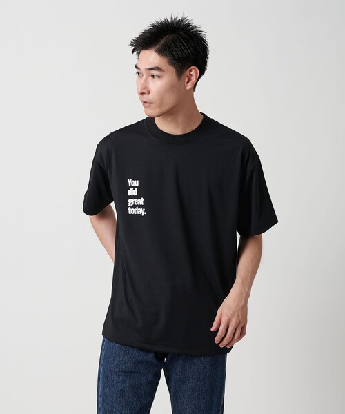CHARI&CO（チャリアンドコー）の「【別注】＜CHARI&CO＞RESPECT Tシャツ -吸水速乾-（Tシャツ/カットソー・メンズ・ブラック/ホワイト・M/XL/L）」の2枚目の写真