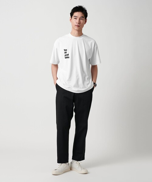 CHARI&CO（チャリアンドコー）の「【別注】＜CHARI&CO＞RESPECT Tシャツ -吸水速乾-（Tシャツ/カットソー・メンズ・ブラック/ホワイト・M/XL/L）」の4枚目の写真