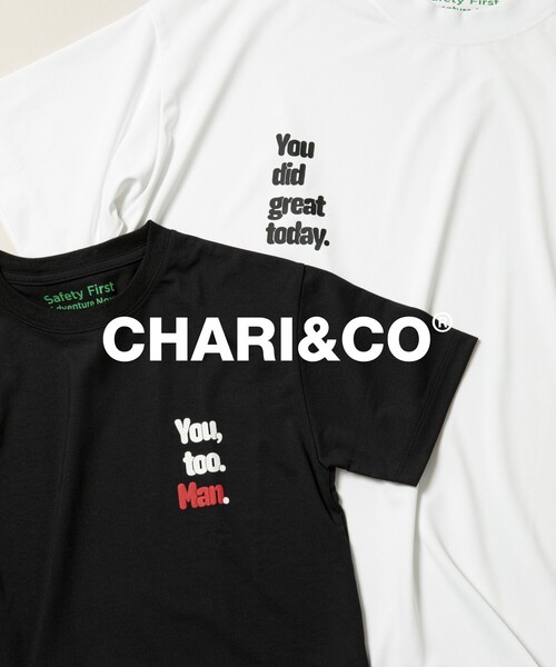 CHARI&CO（チャリアンドコー）の「【別注】＜CHARI&CO＞RESPECT Tシャツ -吸水速乾-（Tシャツ/カットソー・メンズ・ブラック/ホワイト・M/XL/L）」の16枚目の写真