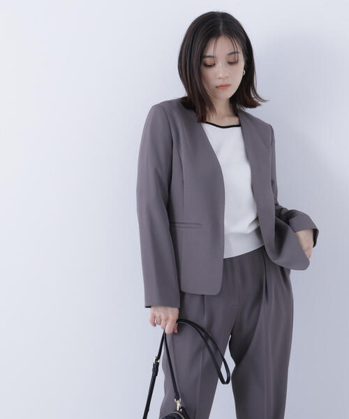 極美品✨【ナチュラルビューティーベーシック】ノーカラージャケット パンツ セット 0175150310-040_SUB.jpg?v=