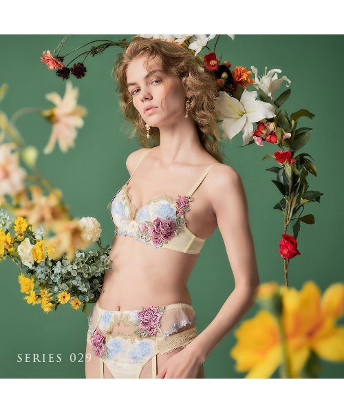 HIMICO（ヒミコ）の「ヒミコ 029シリーズ ブラジャー B~F（ブラジャー・レディース・クリーム/ミント/ネイビー・B65/B70/B75/C65/C70/C75/C80/D65/D70/D80/E65/E70/E75/E80/F65/F70/F75/F80/D75）」の6枚目の写真