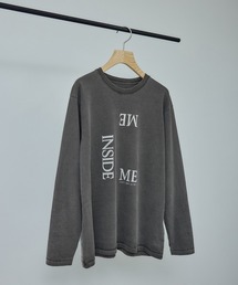 Vintageライクin me プリントロングスリーブT / ロンT