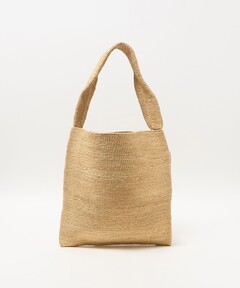 セール】RAFFIA LECTANGLE BASKET バッグ（トートバッグ