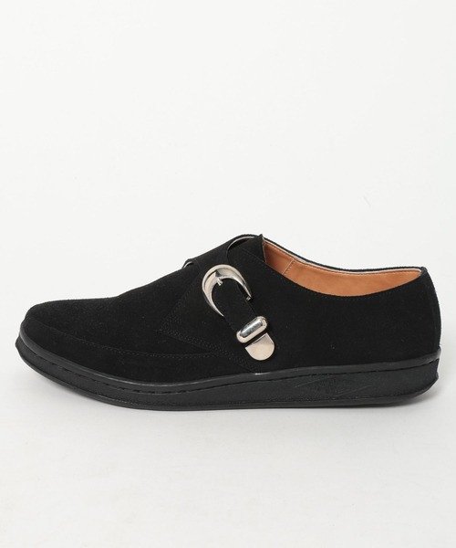 MANEBU（マネブ）の「【MANEBU】スエードモンクストラップシューズ（その他シューズ・メンズ・ブラック・SMALL/MEDIUM）」の6枚目の写真