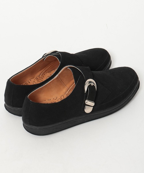 MANEBU（マネブ）の「【MANEBU】スエードモンクストラップシューズ（その他シューズ・メンズ・ブラック・SMALL/MEDIUM）」の7枚目の写真