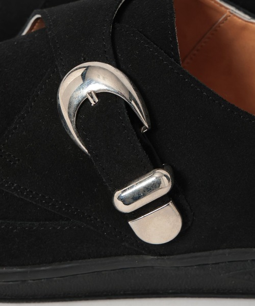 MANEBU（マネブ）の「【MANEBU】スエードモンクストラップシューズ（その他シューズ・メンズ・ブラック・SMALL/MEDIUM）」の11枚目の写真