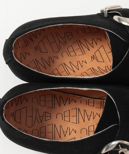 MANEBU（マネブ）の「【MANEBU】スエードモンクストラップシューズ（その他シューズ・メンズ・ブラック・SMALL/MEDIUM）」の13枚目の写真