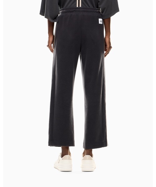 EMPORIO ARMANI EA7（エンポリオアルマーニイーエーセブン）の「【エンポリオ アルマーニ EA7】Sporty Forever ワイドパンツ コットン混紡（その他パンツ・レディース・ダークアッシュ・LARGE/SMALL/X-SMALL）」の3枚目の写真