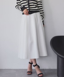 【S～Lサイズ展開】【低身長サイズあり】ダンボール ロング フレア スカート