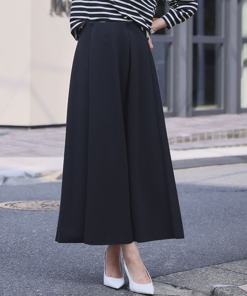 ELFRANK(エルフランク)の「【S~Lサイズ展開】【低身長サイズあり】ダンボール ロング フレア スカート(スカート・レディース・ブラック/グレー/オフホワイト/ブラック系その他/ホワイト系その他/グレー系その他・FREE)」の9枚目の写真