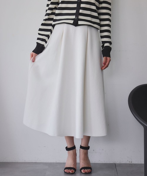 ELFRANK(エルフランク)の「【S~Lサイズ展開】【低身長サイズあり】ダンボール ロング フレア スカート(スカート・レディース・ブラック/グレー/オフホワイト/ブラック系その他/ホワイト系その他/グレー系その他・FREE)」の16枚目の写真