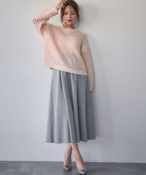 ELFRANK(エルフランク)の「【S~Lサイズ展開】【低身長サイズあり】ダンボール ロング フレア スカート(スカート・レディース・ブラック/グレー/オフホワイト/ブラック系その他/ホワイト系その他/グレー系その他・FREE)」の19枚目の写真