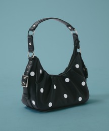 SELLE GLANT（セレグランテ）の「SIDE DESIGN TUCK HALF MOON BAG/サイドデザインタックハーフムーンバッグ（ハンドバッグ）」