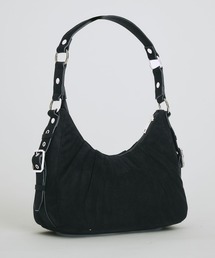 SELLE GLANT（セレグランテ）の「SIDE DESIGN TUCK HALF MOON BAG/サイドデザインタックハーフムーンバッグ（ハンドバッグ）」