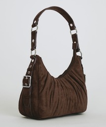 SELLE GLANT（セレグランテ）の「SIDE DESIGN TUCK HALF MOON BAG/サイドデザインタックハーフムーンバッグ（ハンドバッグ）」