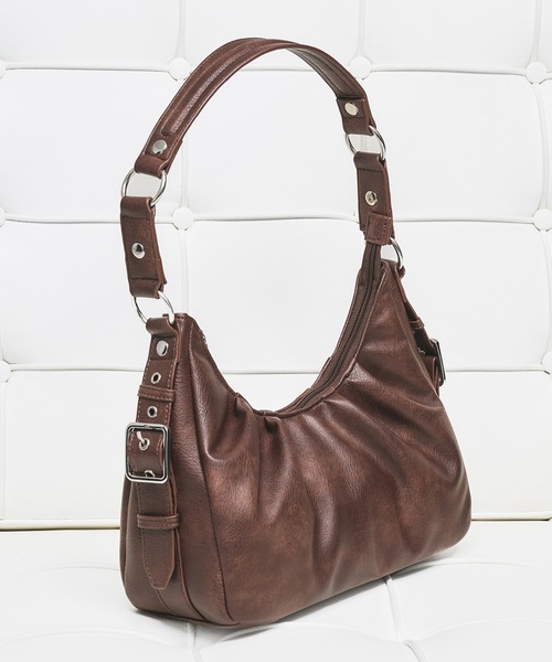 selle glant サイドデザインタックハーフムーンバッグ SIDE DESIGN TUCK HALF MOON BAG/サイドデザインタックハーフ