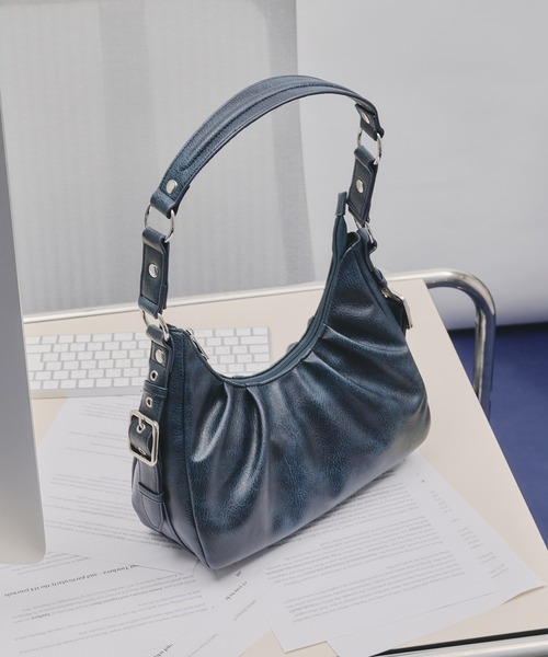 新品未使用！ハーフムーンDフィン！セットバック仕様スモークカラー8,5inch！ HALF MOON ONEHAND BAG/ハーフムーンワンハンドバッグ