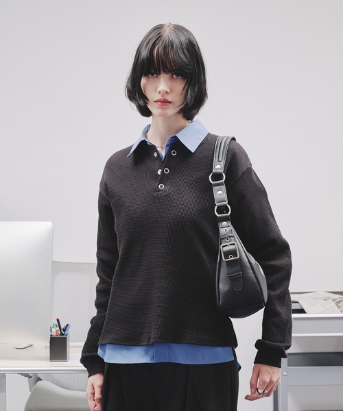 selle glant サイドデザインタックハーフムーンバッグ SIDE DESIGN TUCK HALF MOON BAG/サイドデザインタックハーフ