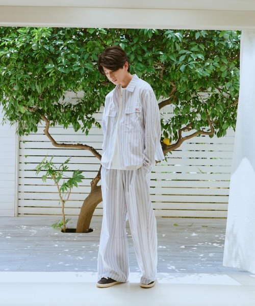 common gull products.（コモンガルプロダクツ）の「お休みと行ってきますのパジャマパンツ、秋（その他パンツ・レディース・サックスブルー系/イエロー系・LARGE/MEDIUM/SMALL）」の18枚目の写真