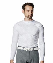 UNDER ARMOUR（アンダーアーマー）の「UAヒートギア フィッティド ノベルティ ロングスリーブ モックネック シャツ（ゴルフ/メンズ）（Tシャツ/カットソー）」