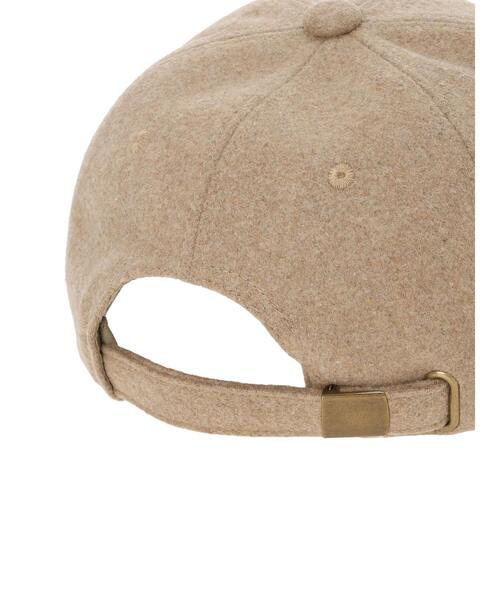 Samansa Mos2（サマンサ モスモス）の「【消臭効果】スカラップ刺繍キャップ（ハット・レディース・ベージュ/チャコールグレー・F）」の12枚目の写真