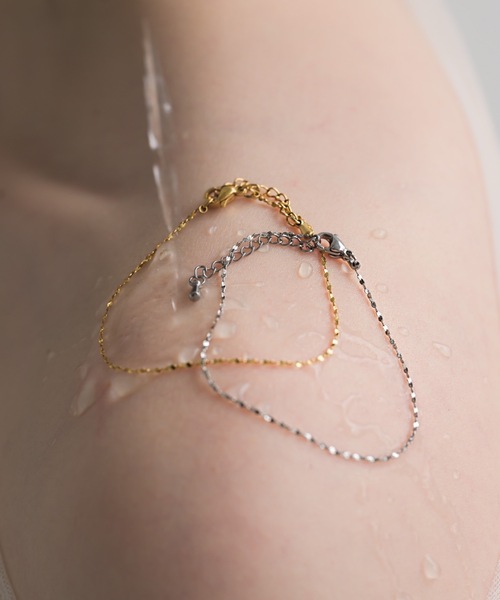 muku(ムク)の「BRACELET/GLITTER(ブレスレット・レディース・ゴールド/シルバー・FREE)」の1枚目の写真
