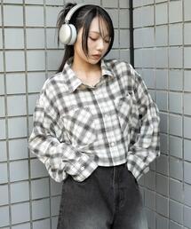 WEGO/チェックショートネルシャツ