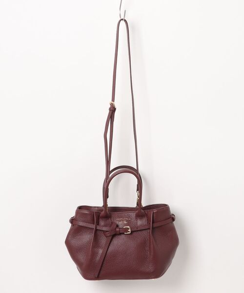 CHRISTIAN VILLA(クリスチャンヴィラ)の「【CHRISTIAN VILLA】レザーミディアムハンドバッグ(Q56368)(ハンドバッグ・レディース・ブラウン系その他/ダークブラウン/ボルドー・ALL)」の10枚目の写真