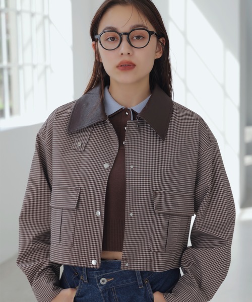 Bouncer パッチ付きカバーオールジャケット 最安値 セール】ビッグポケットオーバーサイズ デニムカバーオールジャケット