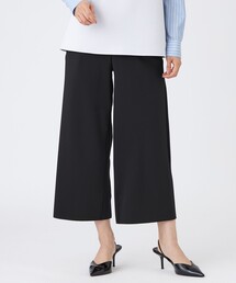 【シーズンレスに活躍!】【マシンウォッシャブル】ダンボールニットワイドパンツ