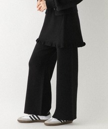 Heather | ニットレイヤードパンツ　592789(その他パンツ)