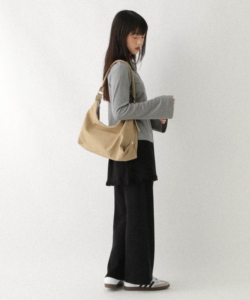 Heather（ヘザー）の「ニットレイヤードパンツ　592789（その他パンツ・レディース・ブラック/ブラウン・FREE）」の12枚目の写真