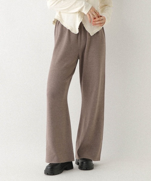 Heather（ヘザー）の「ニットレイヤードパンツ　592789（その他パンツ・レディース・ブラック/ブラウン・FREE）」の19枚目の写真