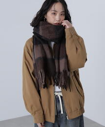 FREE'S MART（フリーズマート）の「◆ライトチェックストール（ストール/ショール）」